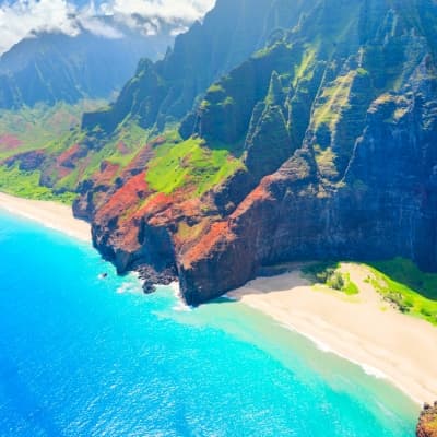 Survol en Hélicoptère de la Napali Coast