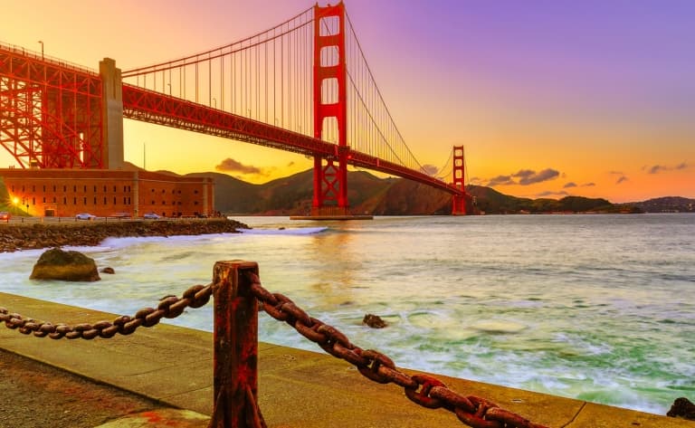 San Francisco et son Golden Gate