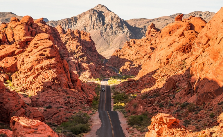 La vallée du Feu et le parc national de Zion