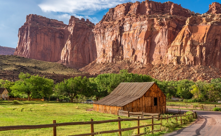 Parc national du Capitol Reef, un parc en toute intimité
